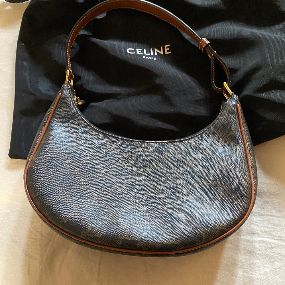 Celine Ava Bag - Triomphe Canvas and Calfskin